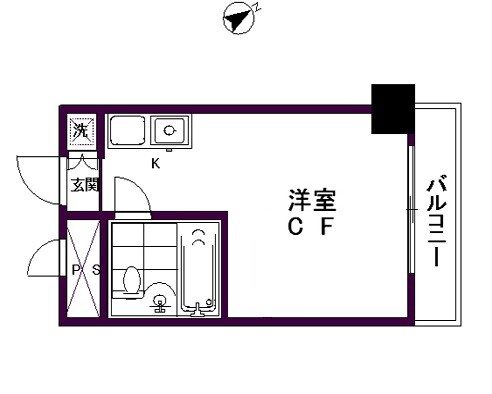 ユーステム浦安206の間取り