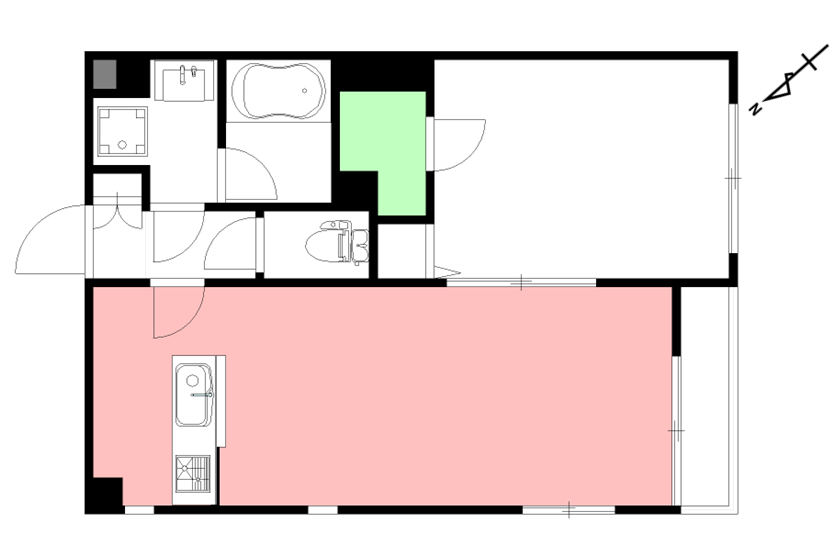 浦安の賃貸アパートを仲介しているエスホームの紹介するアパートの間取り図