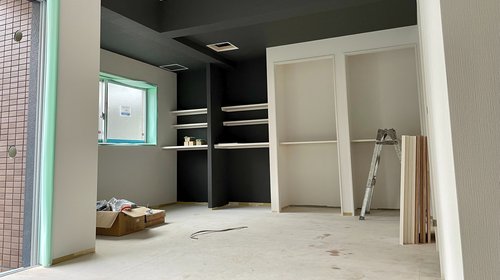 マンションの原状回復工事の様子