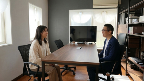 お客様との接客風景