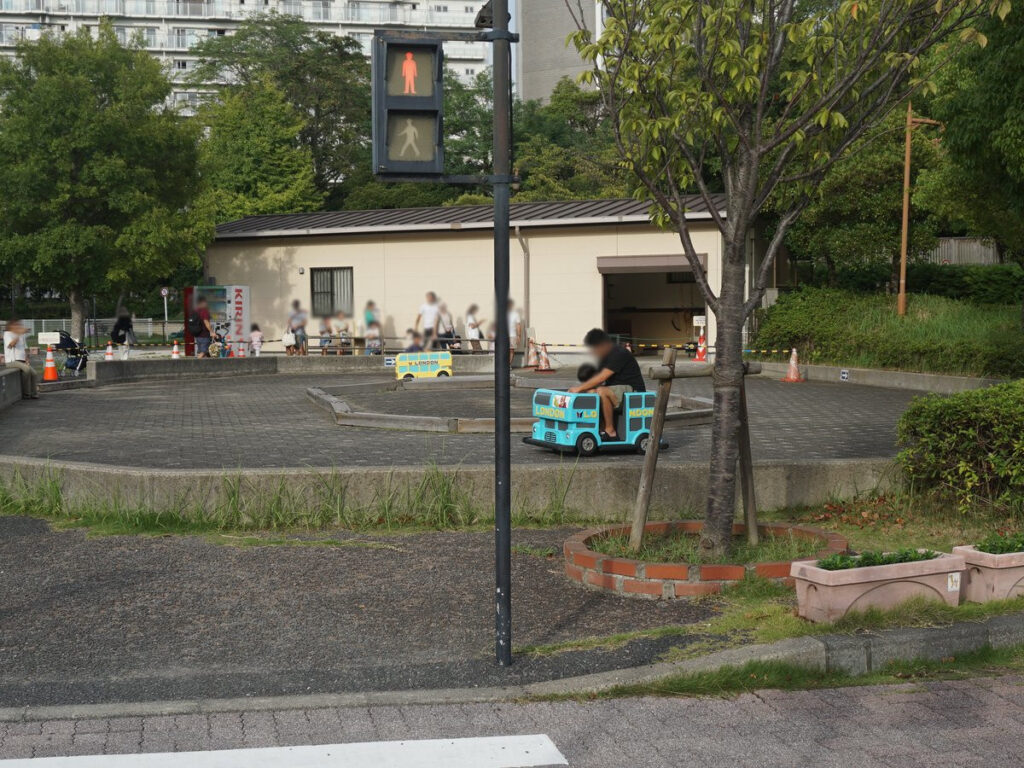 浦安市交通公園のバッテリーカー