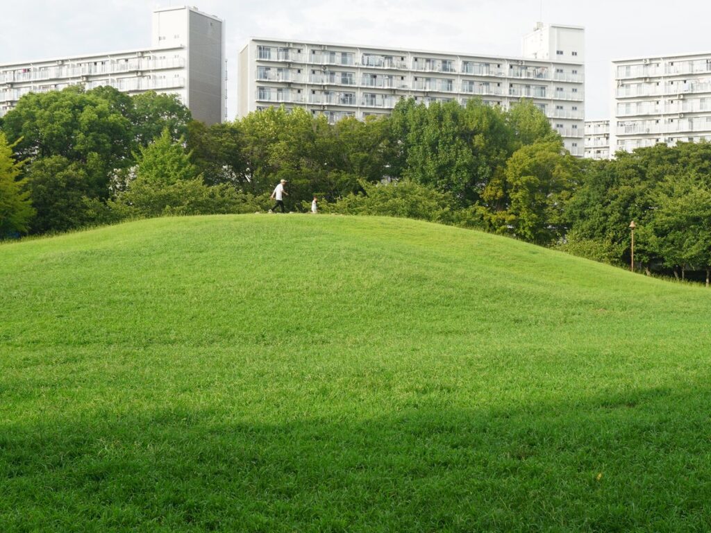 浦安市若潮公園の小高い丘