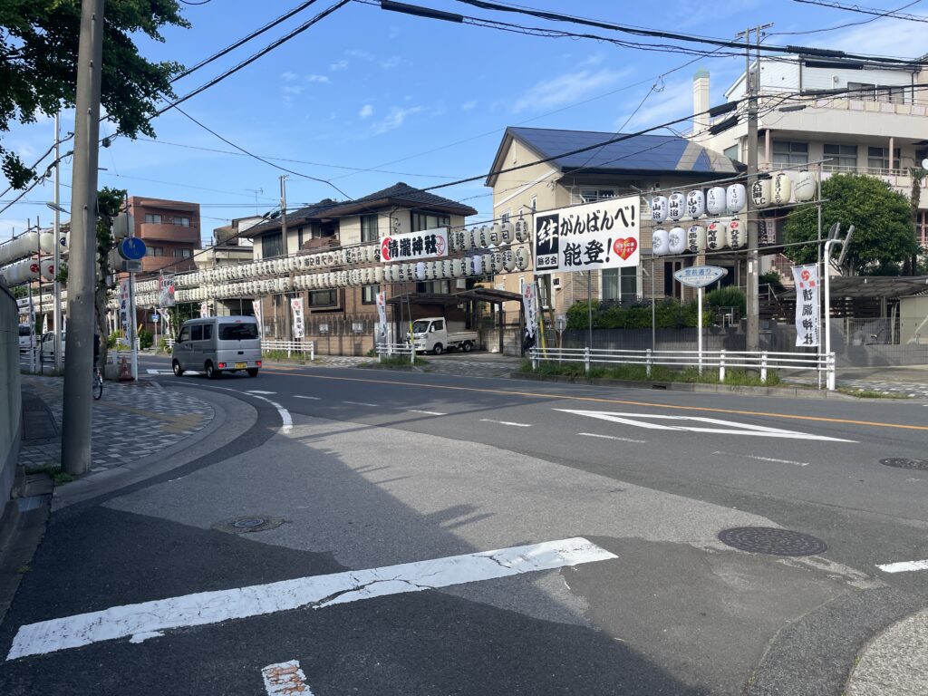 浦安三社祭準備の様子